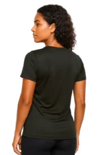 Camiseta Feminina Básica Poliamida UV Preto