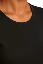 Camiseta Feminina Básica Poliamida UV Preto