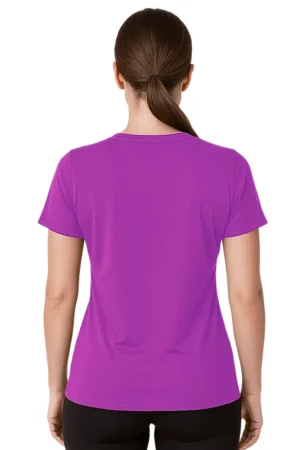 Camiseta Feminina Básica Poliamida UV Roxo