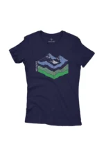 Camiseta Feminina Nos Alpes Geo Marinho