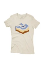 Camiseta Feminina Nos Alpes Geo Off White