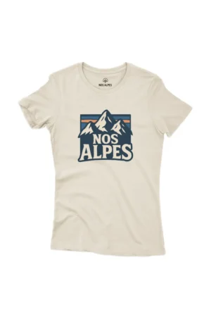Camiseta Feminina Nos Alpes Off White