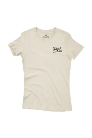 Camiseta Feminina Over In The Mountains Off White