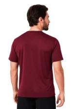 Camiseta Masculina Básica Poliamida UV Bordô