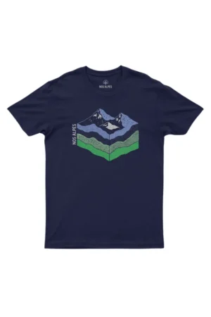 Camiseta Masculina Nos Alpes Geo Marinho