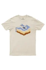Camiseta Masculina Nos Alpes Geo Off White