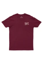 Camiseta Masculina Over In The Mountains Bordo