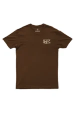 Camiseta Masculina Over In The Mountains Marrom