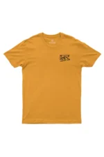 Camiseta Masculina Over In The Mountains Mostarda