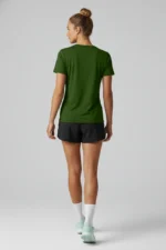 Camiseta Feminina Básica Poliamida UV Verde Escuro