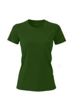 Camiseta Feminina Básica Poliamida UV Verde Escuro
