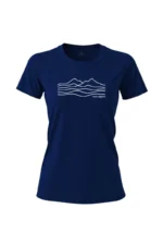 Camiseta Feminina Poliamida UV Serra do Mar Marinho