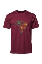 Camiseta Masculina Poliamida UV Biomas no Brasil bordo