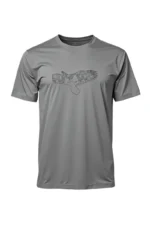 Camiseta Masculina Poliamida UV Fitz Roy cinza