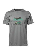 Camiseta Masculina Poliamida UV Happiness Only Real When Shared Cinza