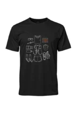 Camiseta Masculina Poliamida UV Trail Vibes preto