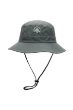 Chapéu Australiano Unissex Poliamida UV Nos Alpes Cinza Escuro