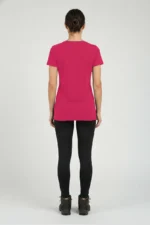 Camiseta Feminina Básica Poliamida UV Pink
