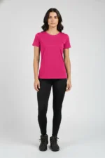 Camiseta Feminina Básica Poliamida UV Pink