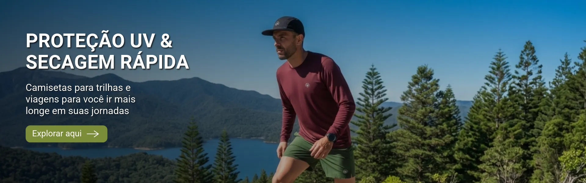 Banner Home Camisetas Com Proteção Solar