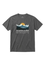 Camiseta Masculina Estonada Patagônia Preto