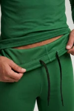 Calça Segunda Pele Masculina Thermo Oliva Nos Alpes