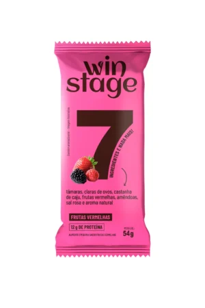 Barra de Proteína 54g Natural Frutas Vermelhas WinStage