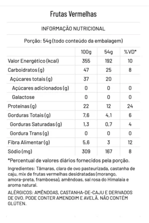 Barra de Proteína 54g Natural Frutas Vermelhas WinStage