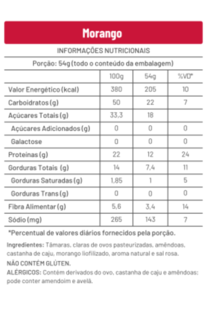 Barra de Proteína 54g Natural Morango WinStage
