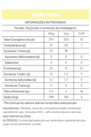 Barra de Proteína 54g Natural Vanilla Coffee WinStage