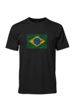 Camiseta Masculina Poliamida UV Brasil Natureza Preto