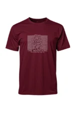 Camiseta Masculina Poliamida UV Mountains Are Calling Bordo