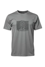 Camiseta Masculina Poliamida UV Mountains Are Calling Cinza