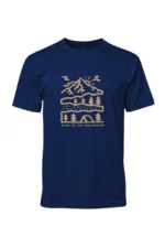 Camiseta Masculina Poliamida UV Over in the Mountains Marinho