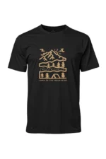 Camiseta Masculina Poliamida UV Over in the Mountains Preto