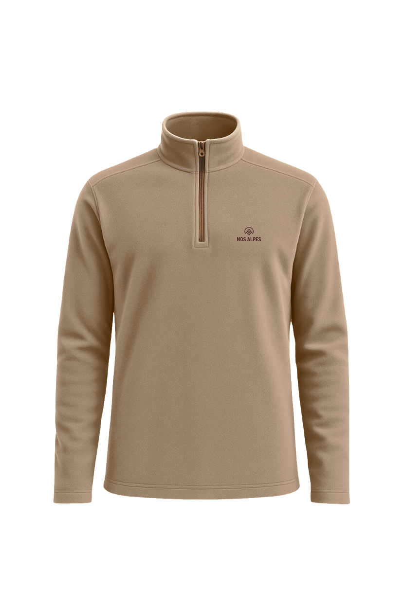 Blusa Fleece Masculina Hiker Bege