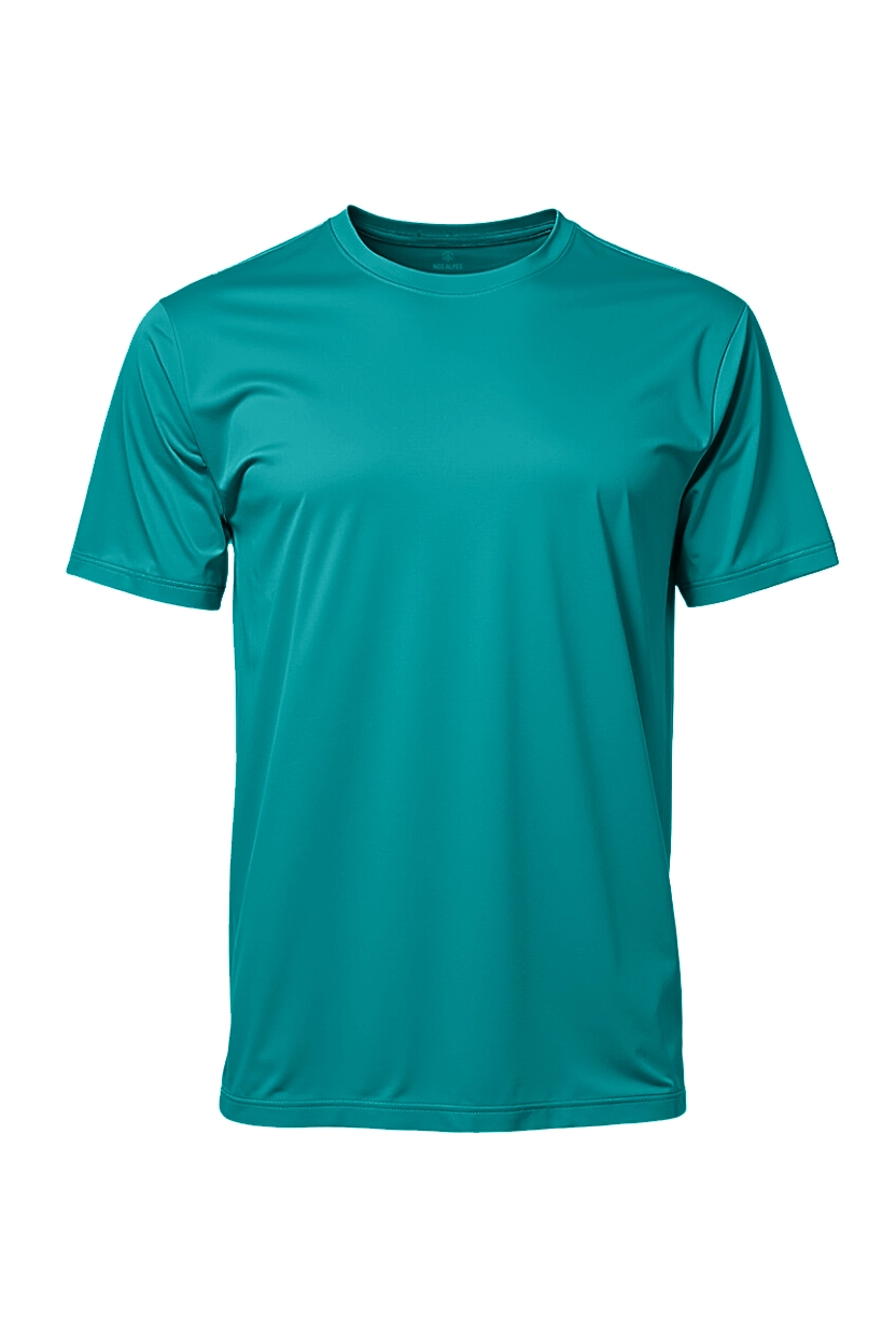 camiseta-masculina-basica-poliamida-uv-turquesa-m Camiseta Masculina Básica Poliamida UV Turquesa